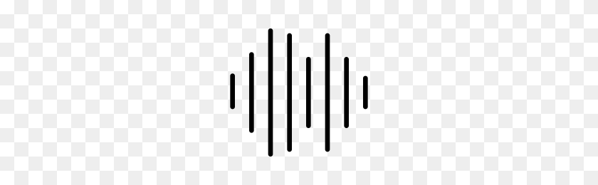 200x200 Sound Wave Icons Noun Project - Soundwave PNG