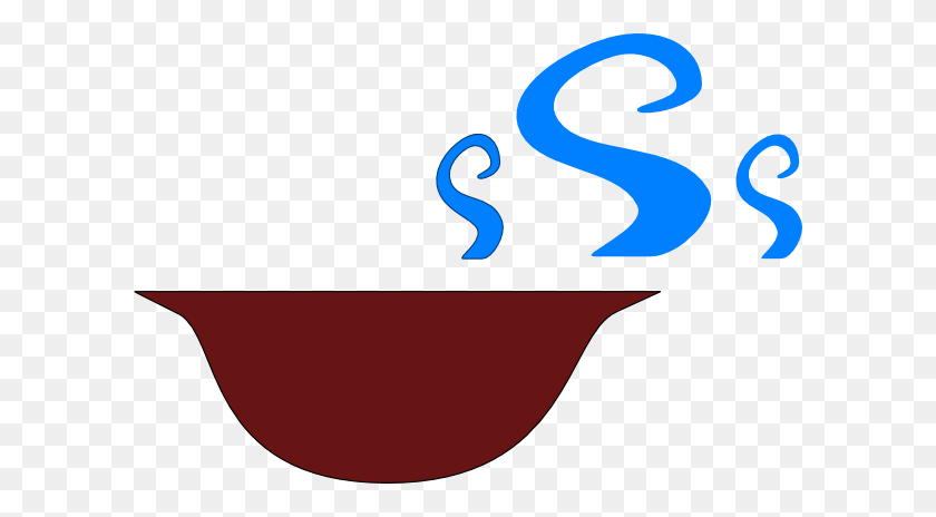 600x404 Soup Bowl With Steam Clip Arts Download - Rice Bowl Clipart
