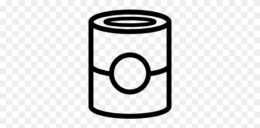 269x353 Soup Can Vector - Soup Can Clip Art