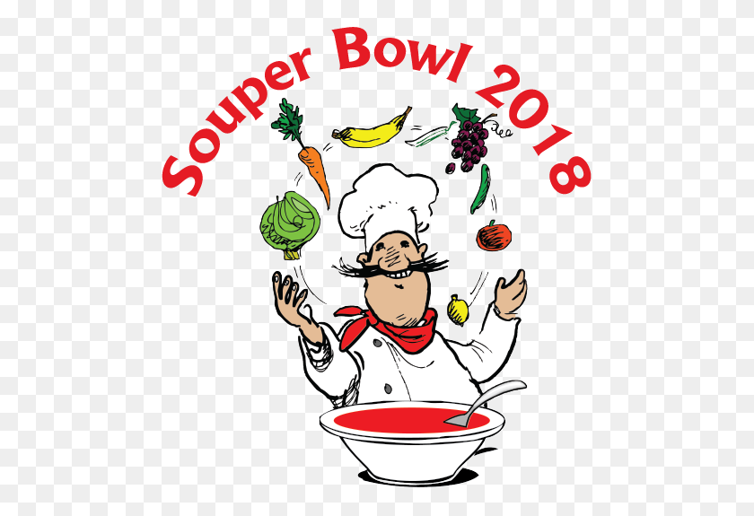 479x515 Souper Bowl - Bowl Of Soup Clipart