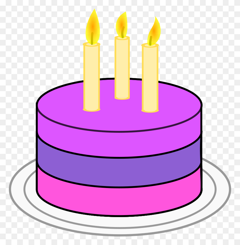 778x800 Sour Cherry, Birthdaycake, Cake, Candles, Celebration, Party - Celebration PNG
