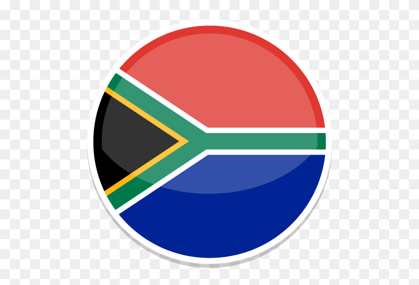 512x512 Sudáfrica, África, Bandera, Icono De Banderas Free Of Round World Flags Icons - Banderas Del Mundo Png