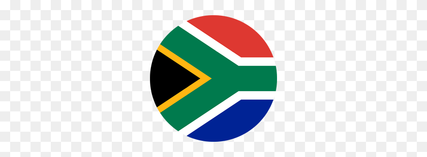 250x250 Icono De La Bandera De Sudáfrica - Icono De La Bandera Png