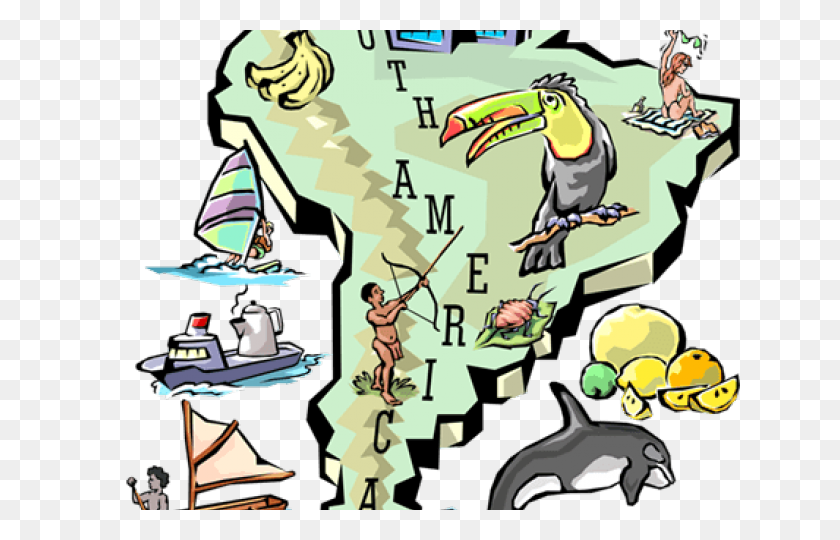 640x480 South America Clipart - South America PNG