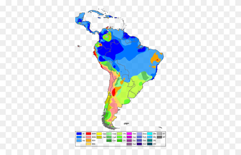 316x480 South America Map - South America PNG