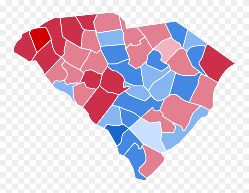 790x600 South Carolina Presidential Election Results - South Carolina PNG