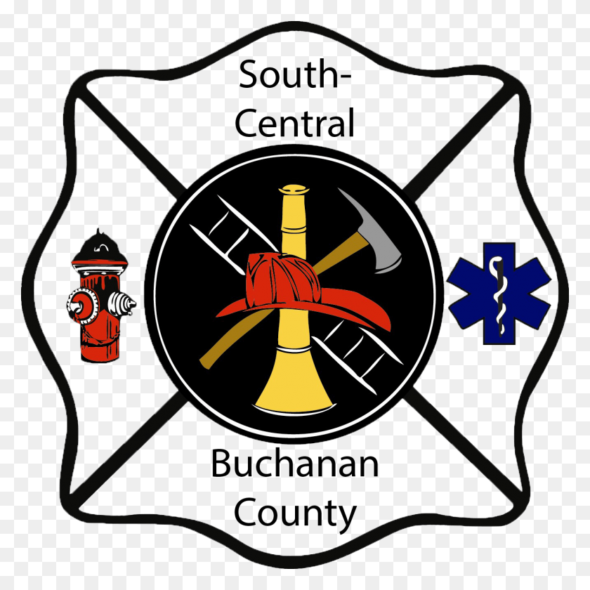 1338x1338 Пожарная Служба Южно-Центрального Округа Бьюкенен - ​​Логотип Пожарной Охраны Клипарт