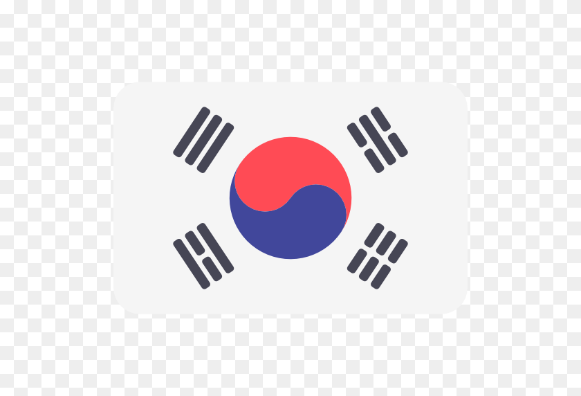 512x512 Corea Del Sur - Bandera De Corea Del Sur Png