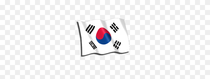 256x256 Bandera De Corea Del Sur Icono De Banderas Iconset Pan Tera - Bandera De Corea Del Sur Png