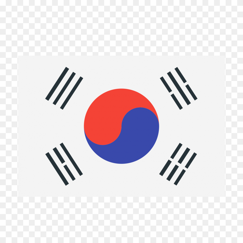 1600x1600 Иконка Южная Корея - Южная Корея Png