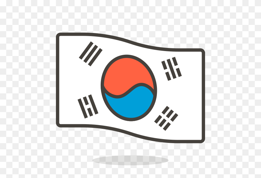512x512 Южная Корея Иконка Бесплатные Векторные Emoji - Южная Корея Png
