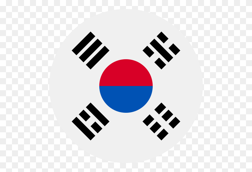 512x512 Значок Южной Кореи С Png И Векторным Форматом Бесплатно Без Ограничений - Флаг Южной Кореи Png