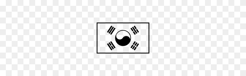 200x200 Corea Del Sur Iconos Del Sustantivo Proyecto - Bandera De Corea Del Sur Png