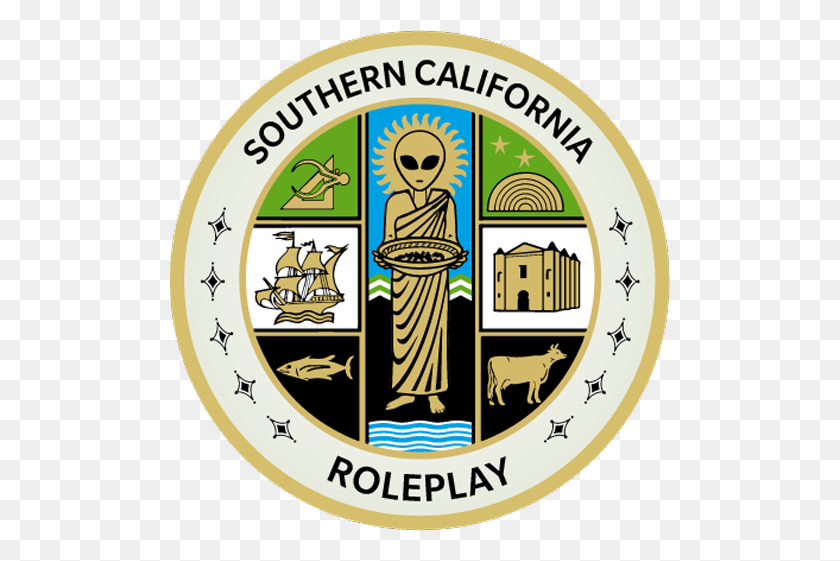 500x501 El Sur De California Roleplay Scrp Encuentros Paranormales - Logotipo Del Fbi Png