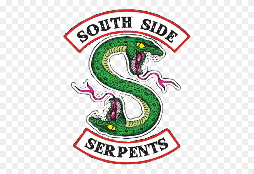 423x516 Southside Serpent Logo Riverdale Freetoedit - Riverdale PNG
