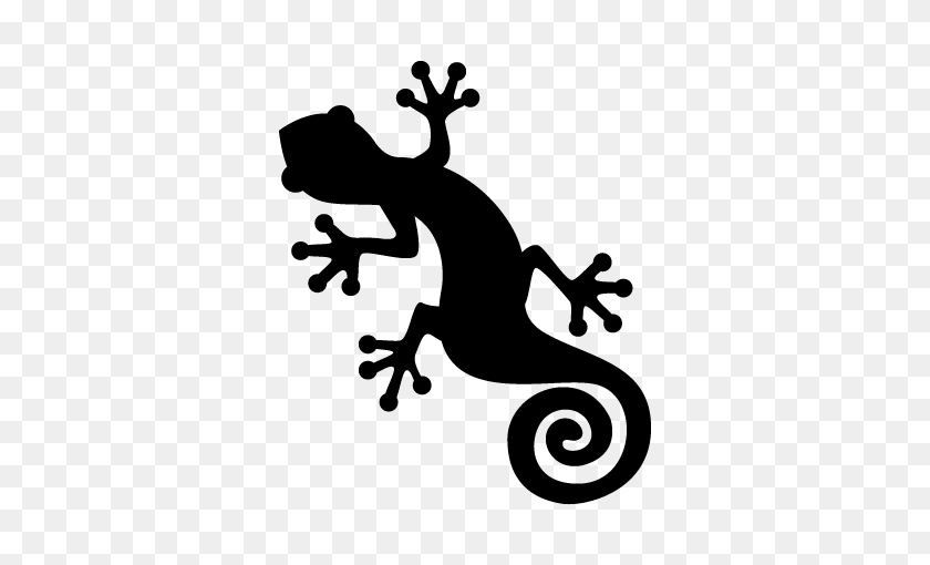 450x450 Southwest Gecko Wall Wall Art Decal - Gecko Clipart Black And White