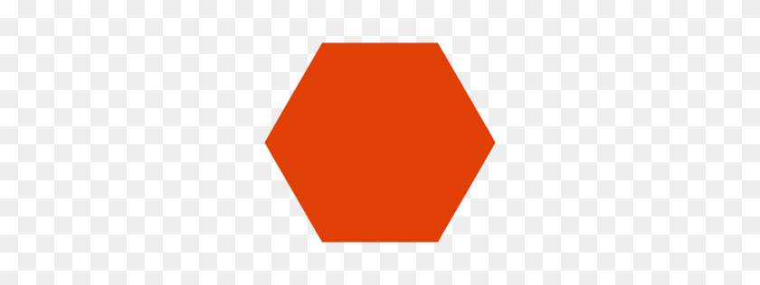 256x256 Значок Сойлент Красный Шестиугольник - Шестиугольник Png