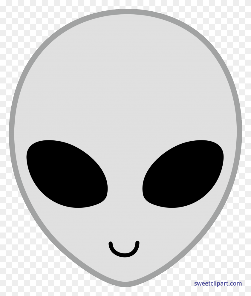3685x4412 Space Alien Head Clip Art - Sci Fi Clipart
