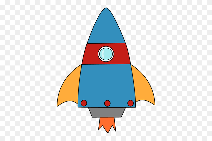 390x500 Space Clip Art - Rocket Ship Clipart Black And White