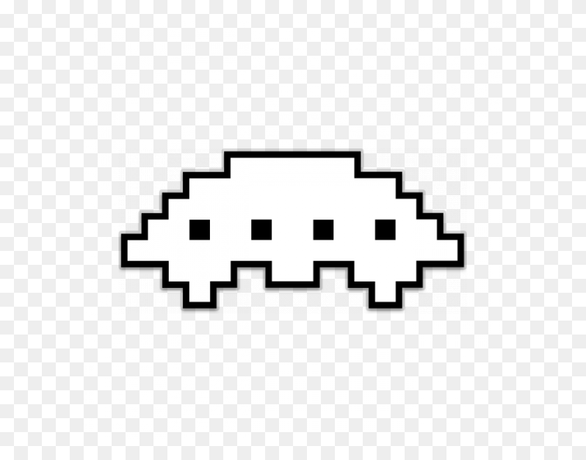 600x600 Space Invaders Png Pic Png Arts - Space Invader PNG