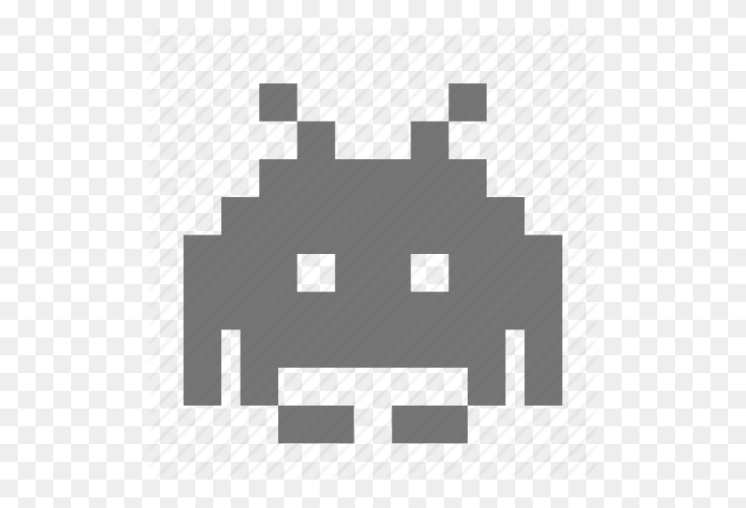 512x512 Space Invaders, Video Games Icon - Space Invaders PNG