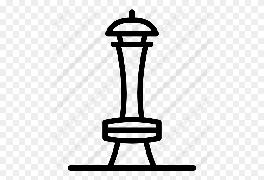 512x512 Space Needle - Seattle Space Needle Clipart