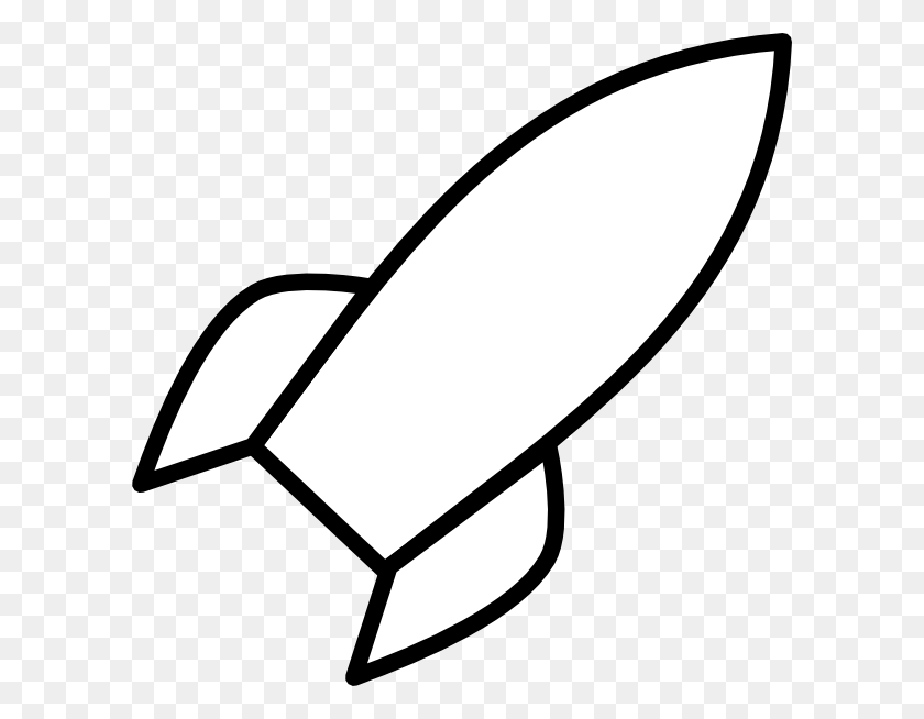 600x594 Space Ship Clip Art - Space Clipart Black And White