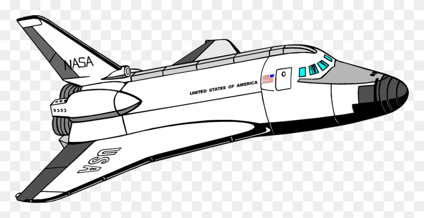 958x459 Space Shuttle Clip Art - Riding Mower Clipart