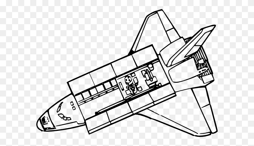 600x424 Space Shuttle Clip Art Is Free - Spaceship Clipart
