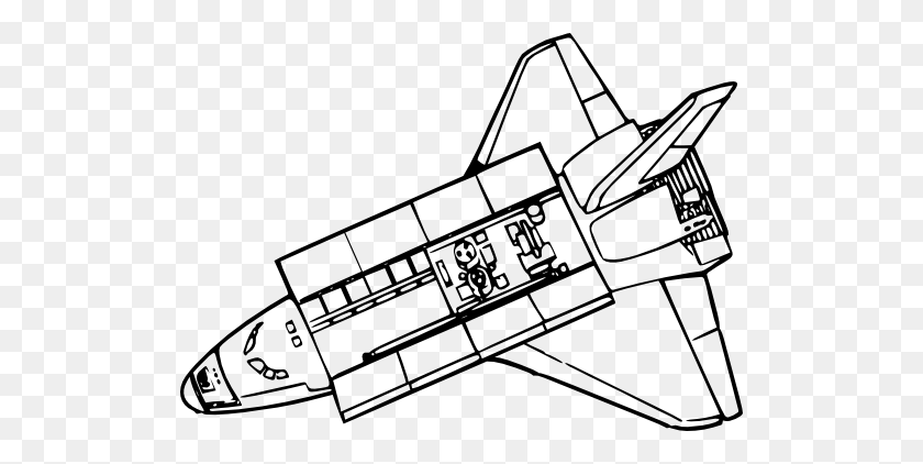 512x362 Space Shuttle Clipart - Space Shuttle PNG