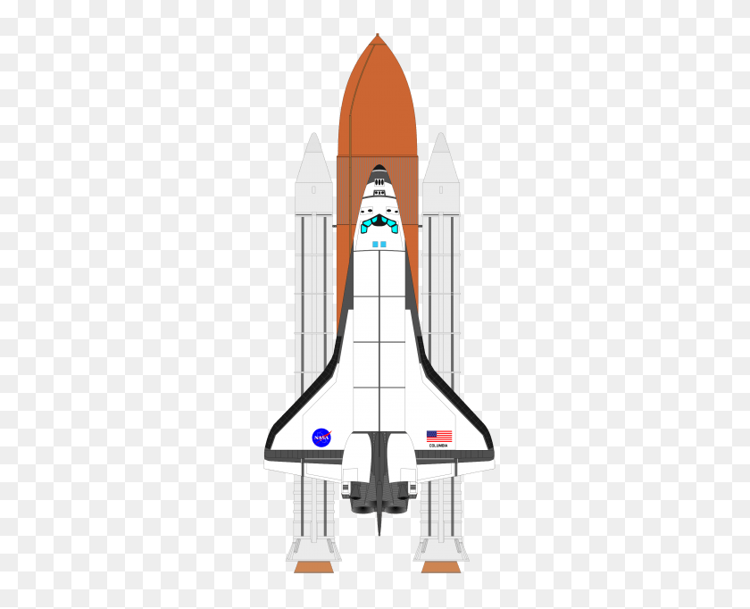 480x622 Space Shuttle Flat Png - PNG Space