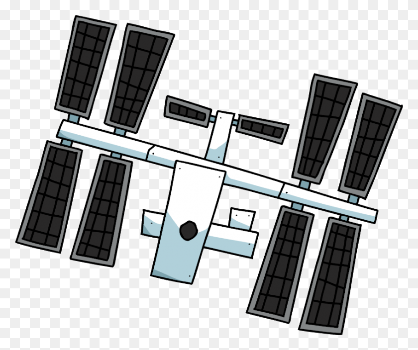847x700 Space Station Scribblenauts Wiki Fandom Powered - Space Station PNG