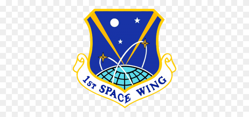 350x338 Space Wing, Us Air Force - Us Air Force Clipart