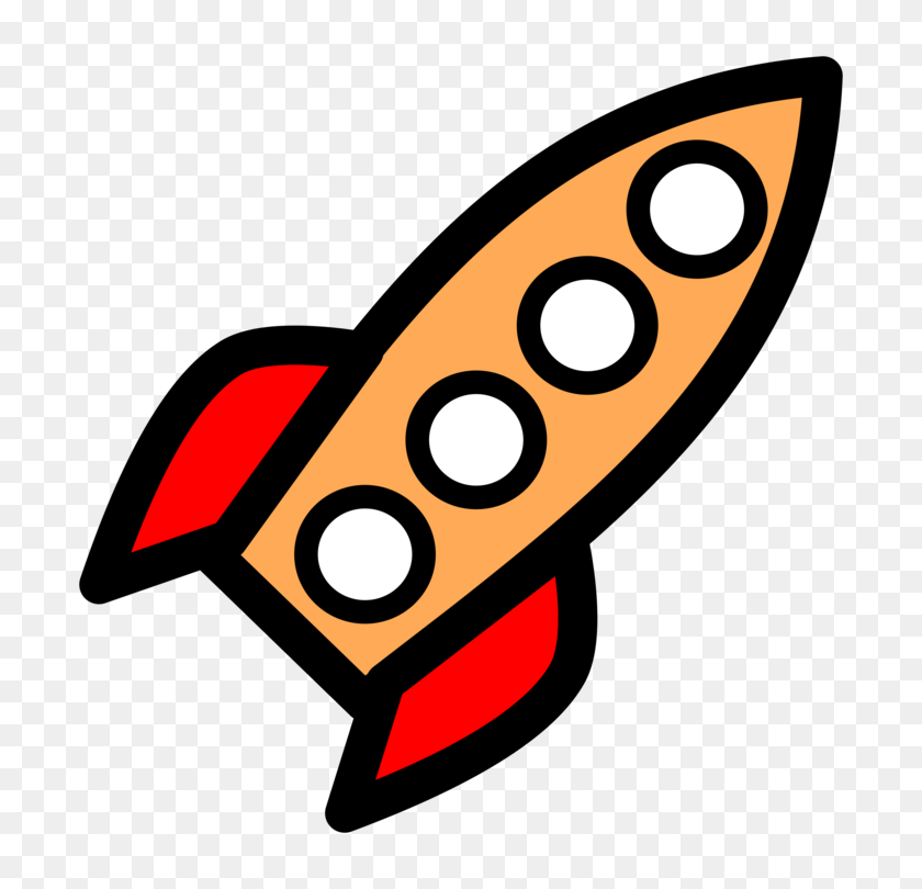 738x750 Spacecraft Rocket Launch Animation Cartoon - Cartoon Rocket PNG