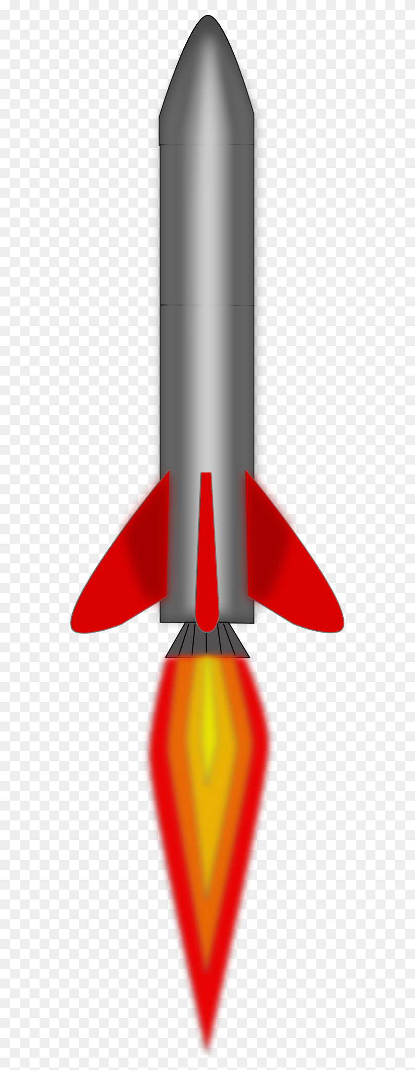 555x2105 Spaceship Clipart Missiles - Spaceship Clipart PNG
