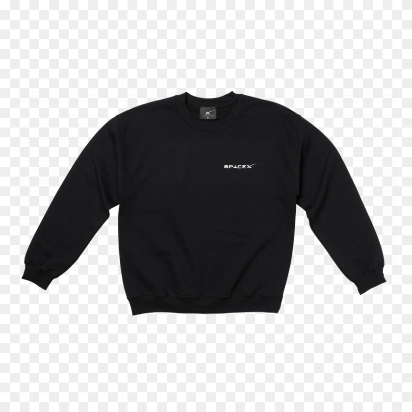 800x800 Spacex Sweatshirt - Sweatshirt PNG
