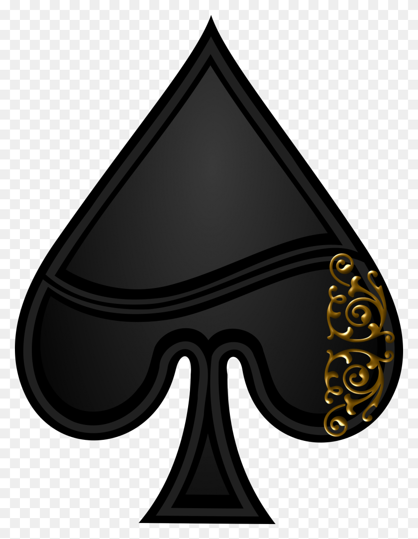 1831x2400 Spades Symbol Icons Png - Ace Of Spades PNG