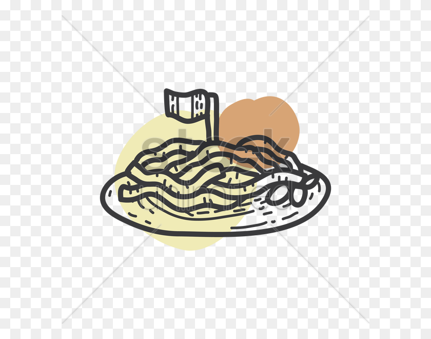 600x600 Espagueti De Imagen Vectorial - Spaghetti Clipart Png