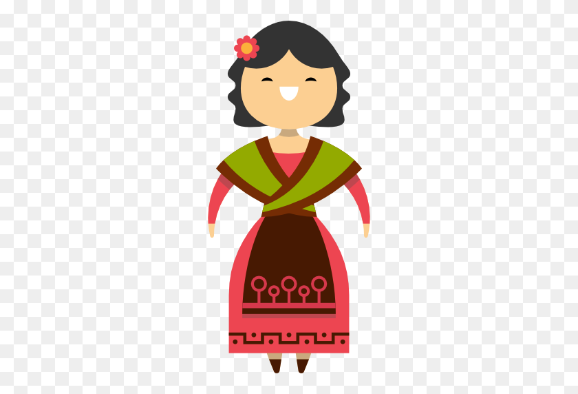 512x512 Spain Clipart Spanish Woman - Poor People Clipart