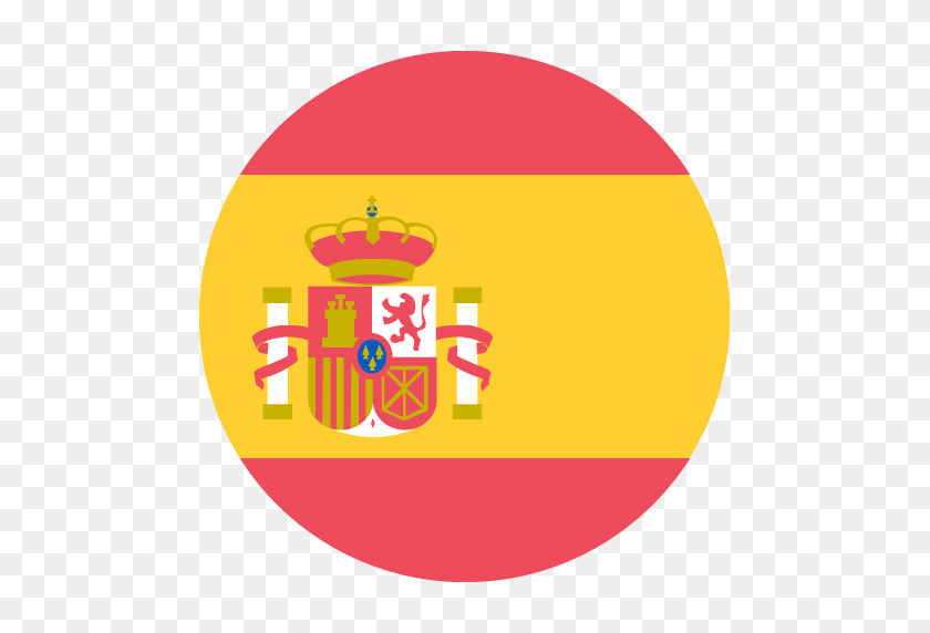 512x512 Испания Флаг Вектор Значок Emoji Скачать Бесплатно Векторные Логотипы Искусства - Испания Клипарт