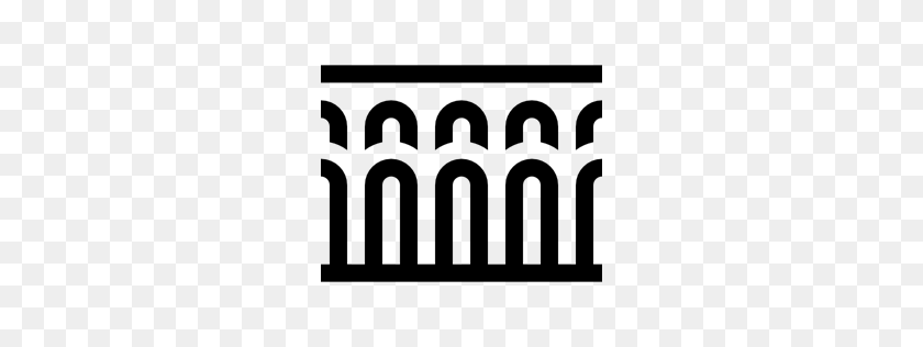 256x256 Spain, Monument, Segovia, Monuments, Aqueduct Icon - Aqueduct Clipart
