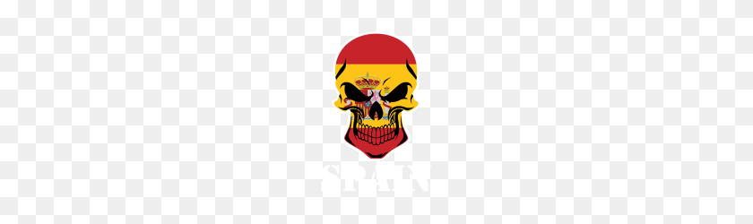 190x190 Spanish Flag Skull Spain - Spanish Flag PNG