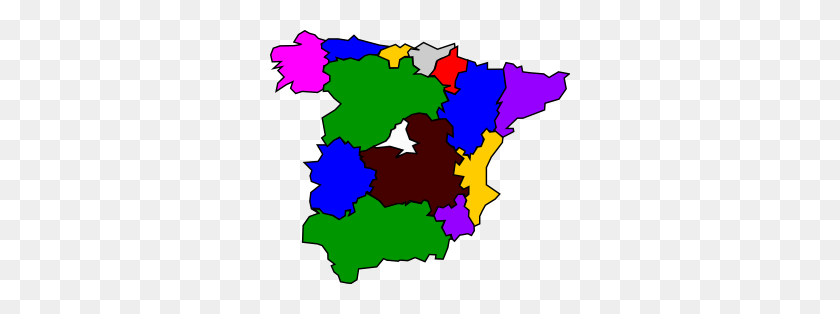 300x254 Spanish Regions Clip Art - Spain Clipart
