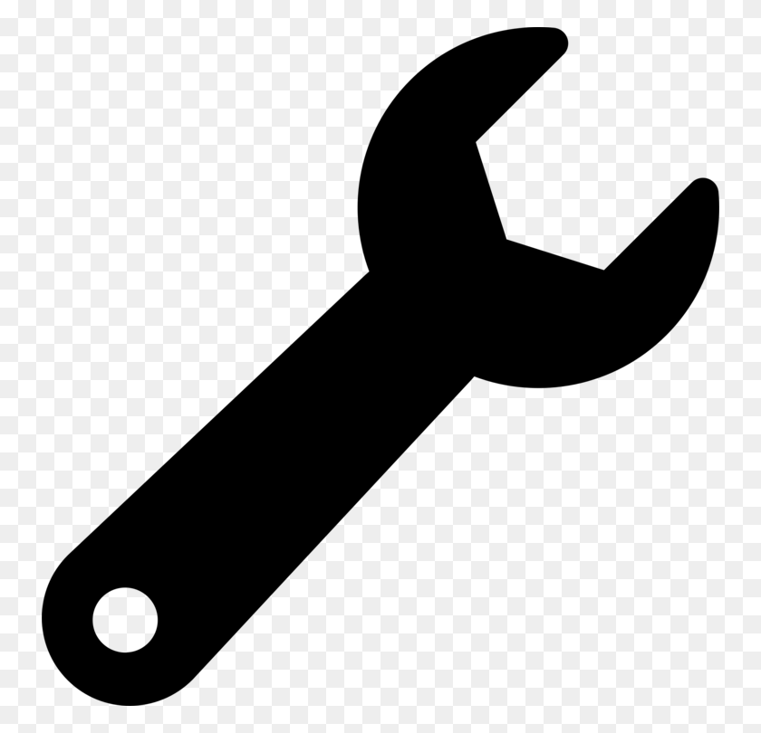 748x750 Spanners Computer Icons Tool Encapsulated Postscript Computer Font - Wrench Clipart Black And White