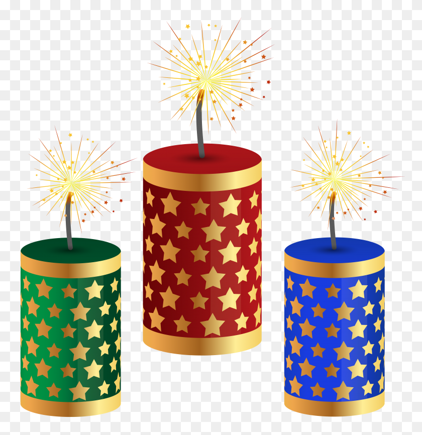 7741x8000 Sparklers Png Clip Art - Fire Works PNG