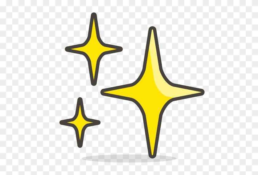 512x512 Destellos Icono Free Of Free Vector Emoji - Png Sparkles