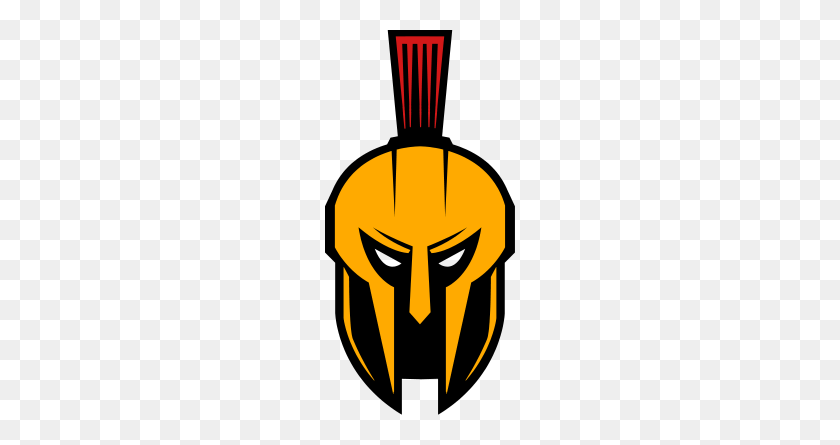 190x385 Spartan Helmet Logo - Spartan Logo PNG