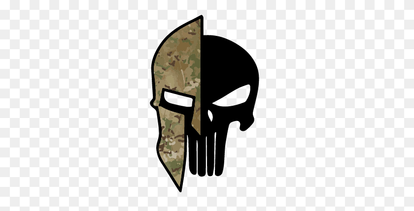 250x369 Spartan Punisher Army Multicam - Punisher Png