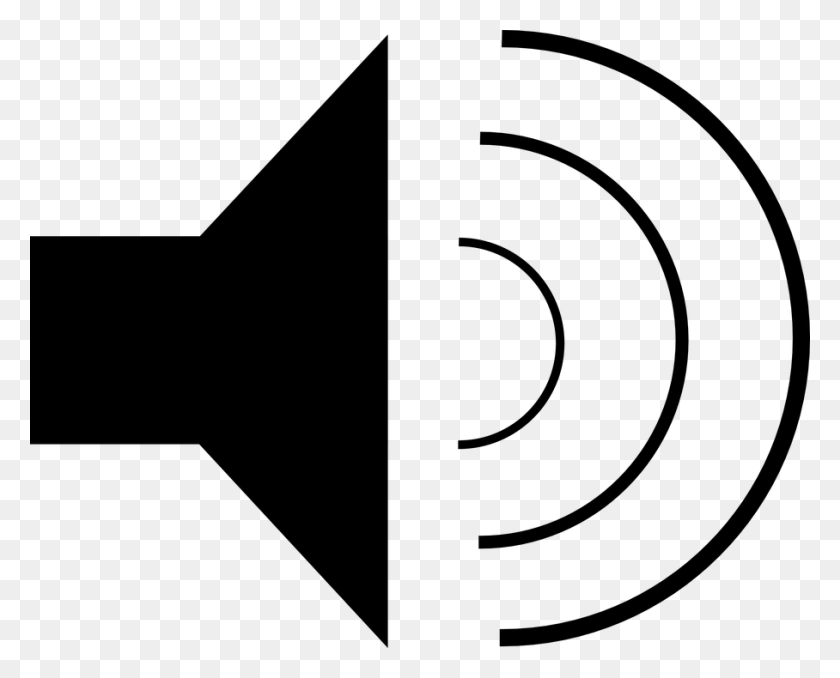908x720 Speakers Clipart Audio Symbol - First Amendment Clipart
