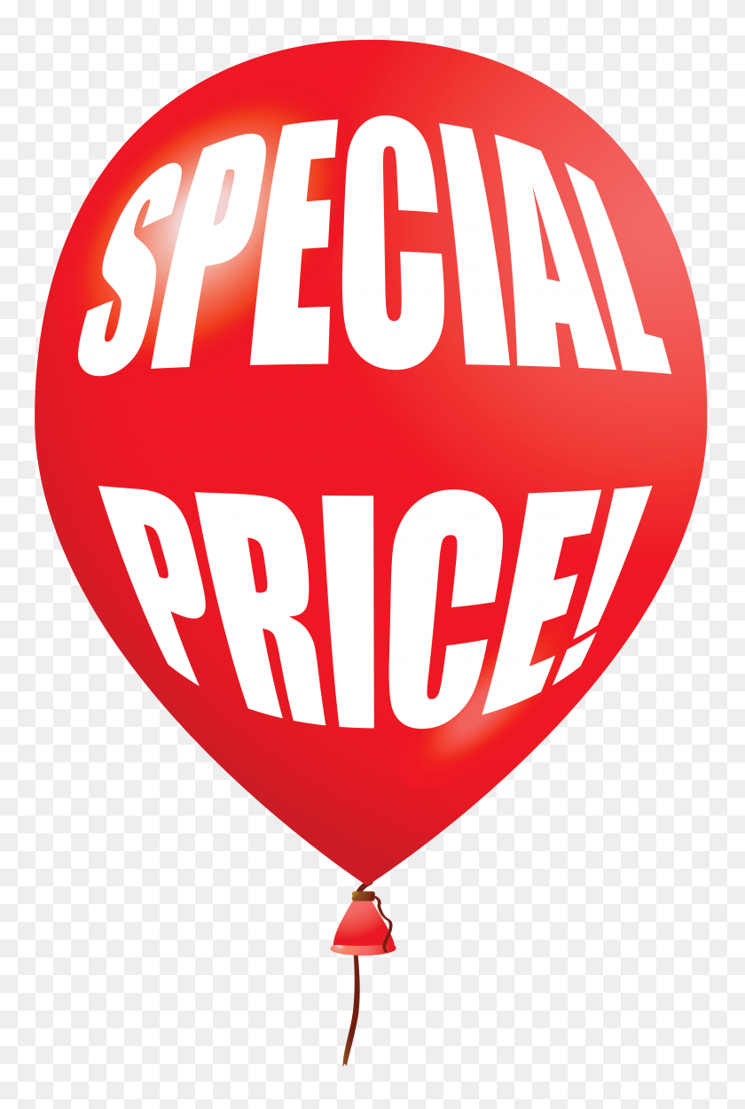 4089x6244 Special Price Balloon Png Clipart - Welcome PNG